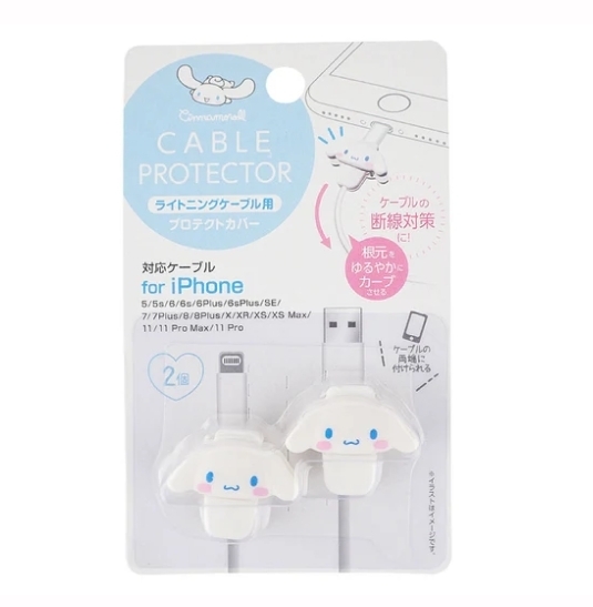 ที่หุ้มสายชาร์จ Cable Protector ลาย Cinnamoroll จากญี่ปุ่น