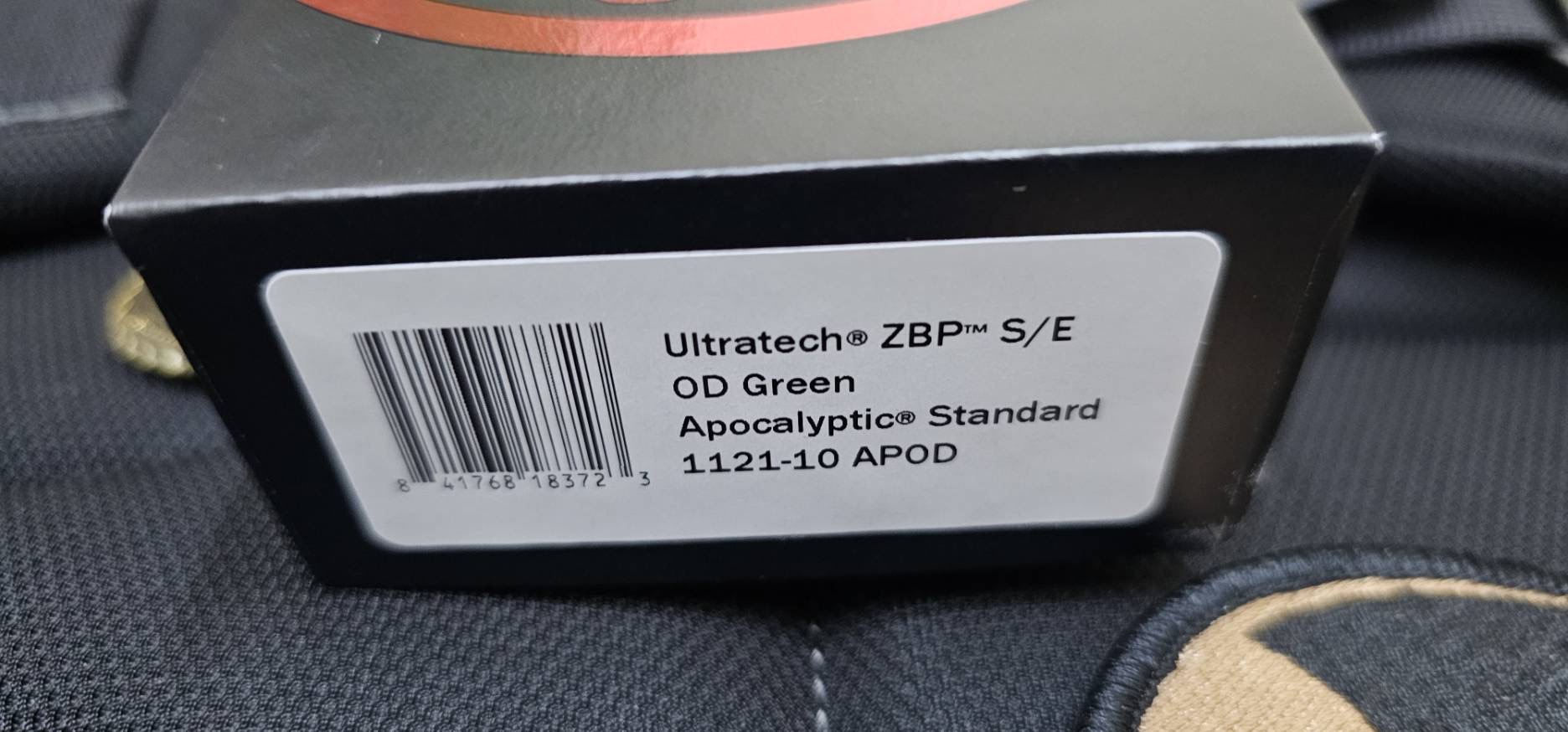 Microtech Ultratech ZBP S/E - OD Green Handle - Apocalyptic Blade