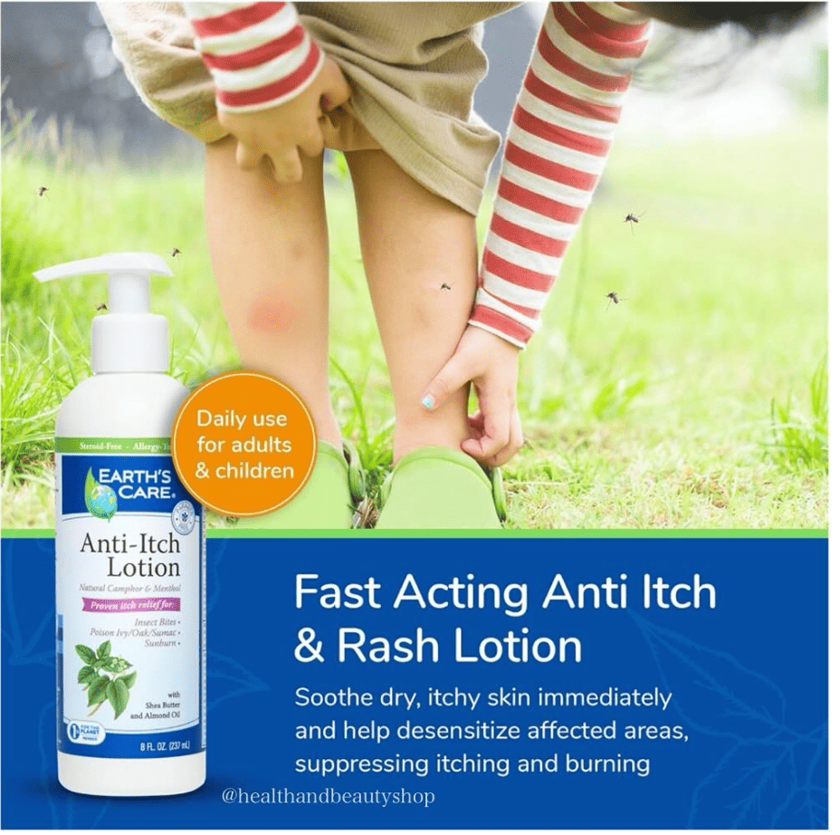 Earth's Carre Anti-Itch Lotion 8 fl oz (237 ml)
