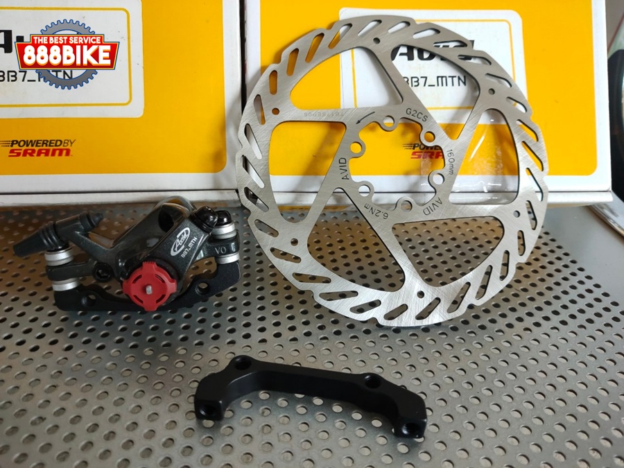 ชุดดิสเบรกสาย Avid BB7 MTB Mechanical Disc Brake ดิสค์เบรกเคเบิ้ล (ได้คาลิปเปอร์+ใบดิส) คู่ หน้าหลัง
