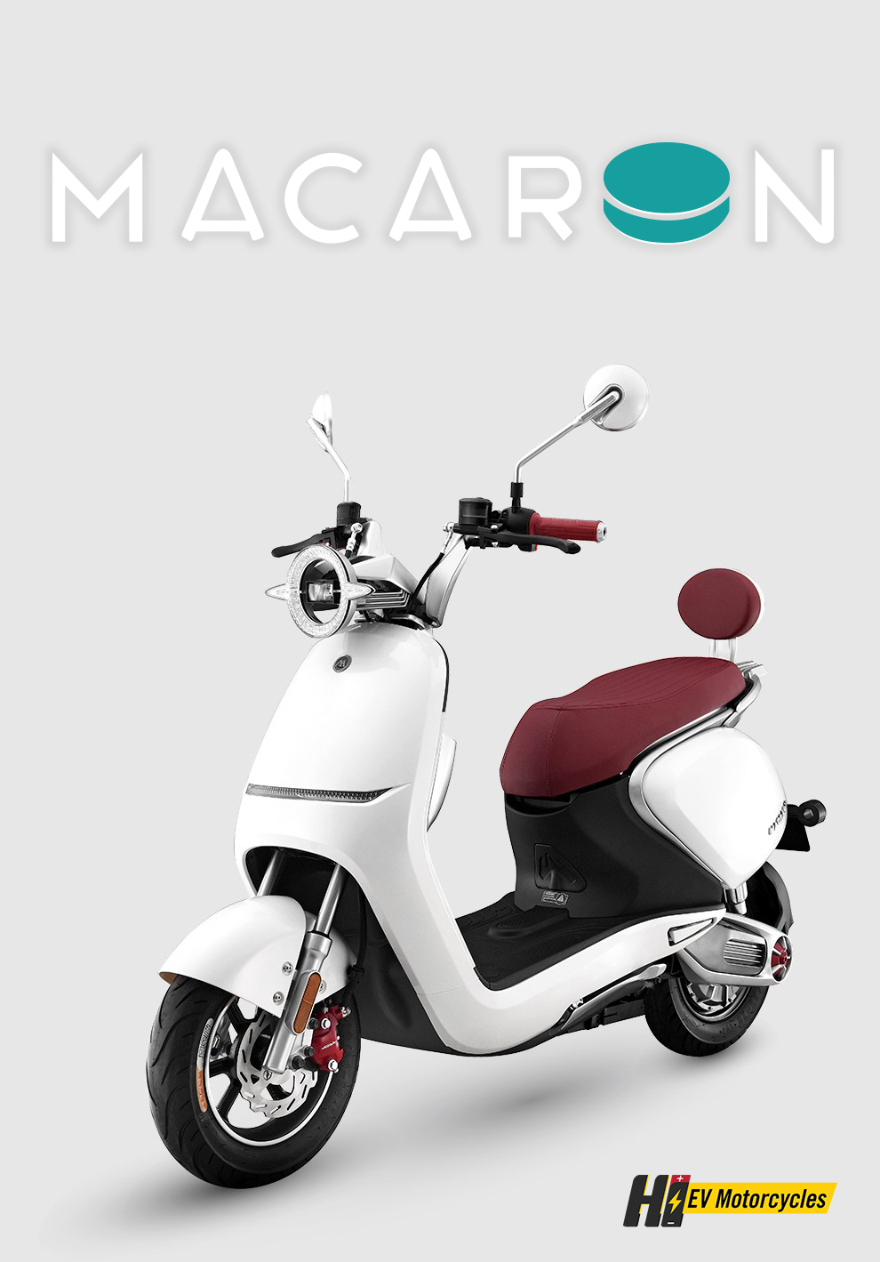 จักรยานยนต์ไฟฟ้า AIMA Macarons มอเตอร์ไซค์ไฟฟ้ารุ่นใหม่ มอเตอร์ BOSCH 1200W จดทะเบียนได้/ผ่อนได้ 24 งวด