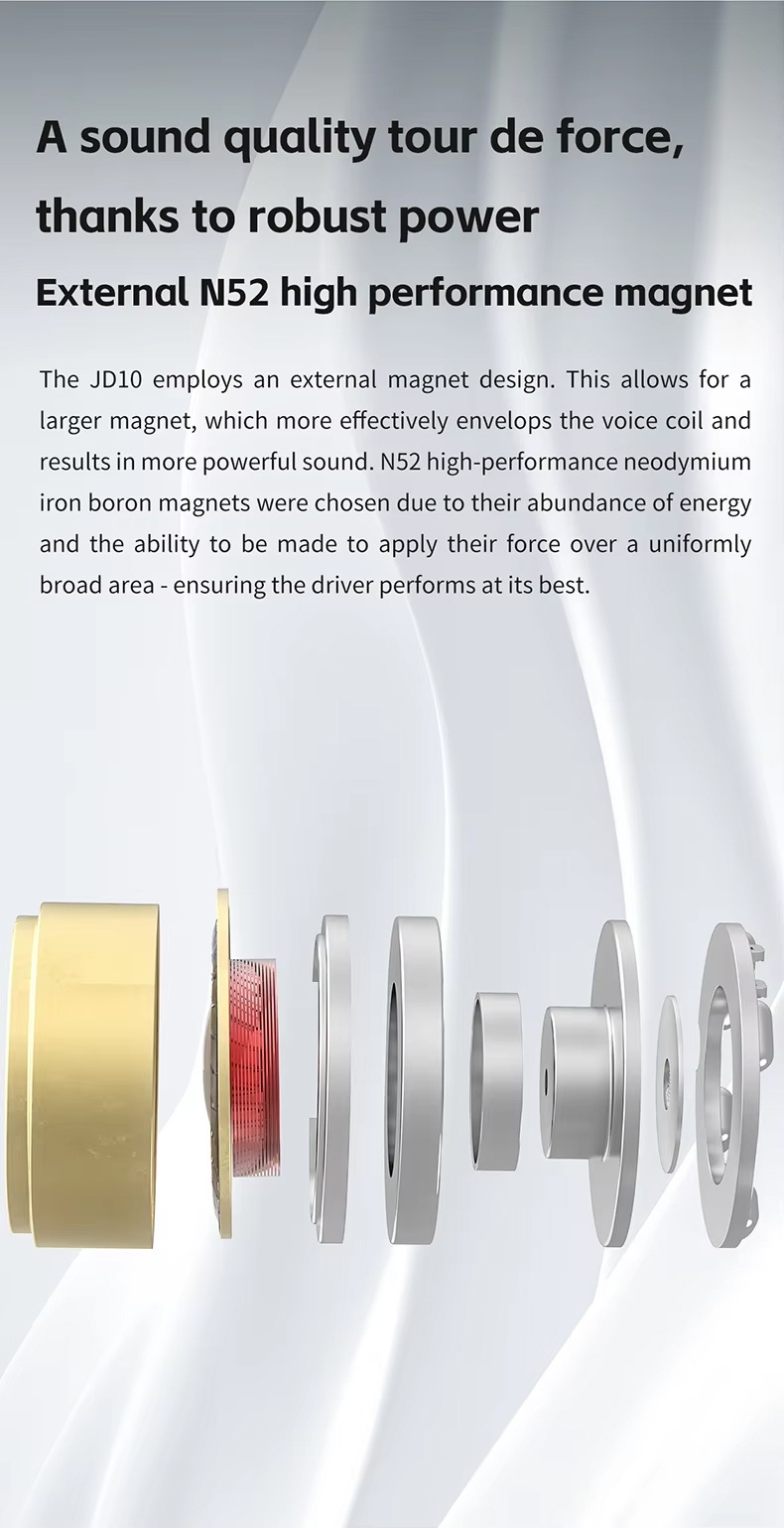 FiiO JD10 หูฟัง IEMs ไดรเวอร์ Dynamic สุดคุ้ม สำหรับเล่นเกม ประกันศูนย์ไทย