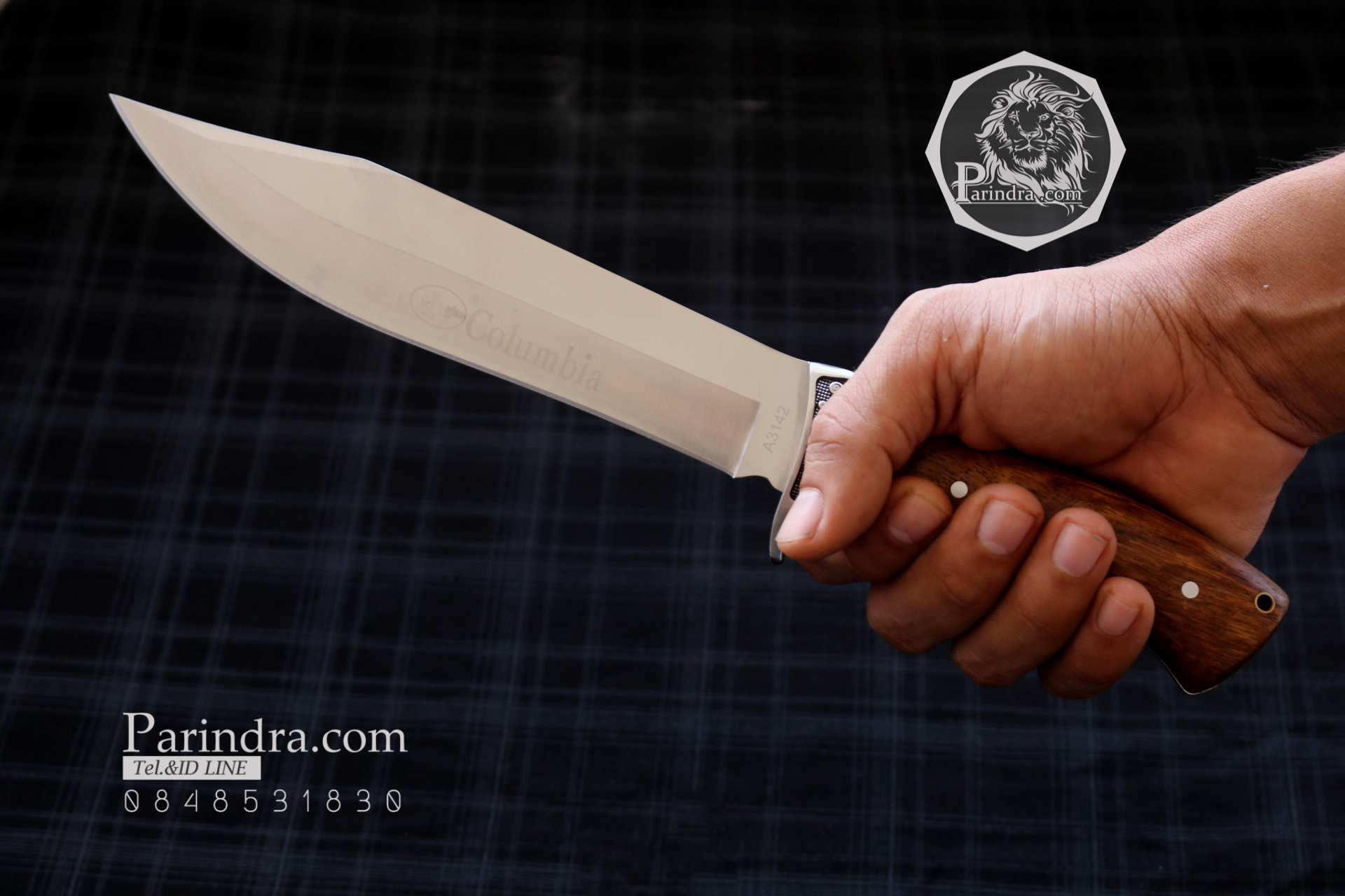 มีด Columbia รุ่น A3142 ด้ามไม้คลาสสิค ใบมีดออกแบบสวย ขนาด 12.5 นิ้ว