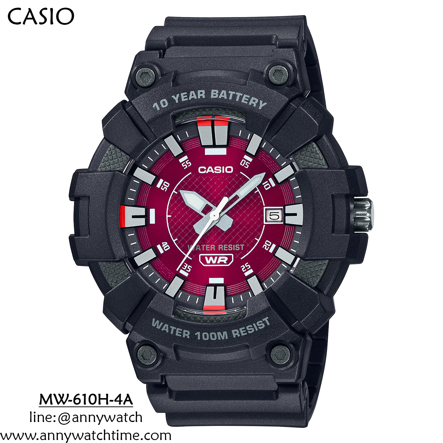CASIO MW-610H-4A