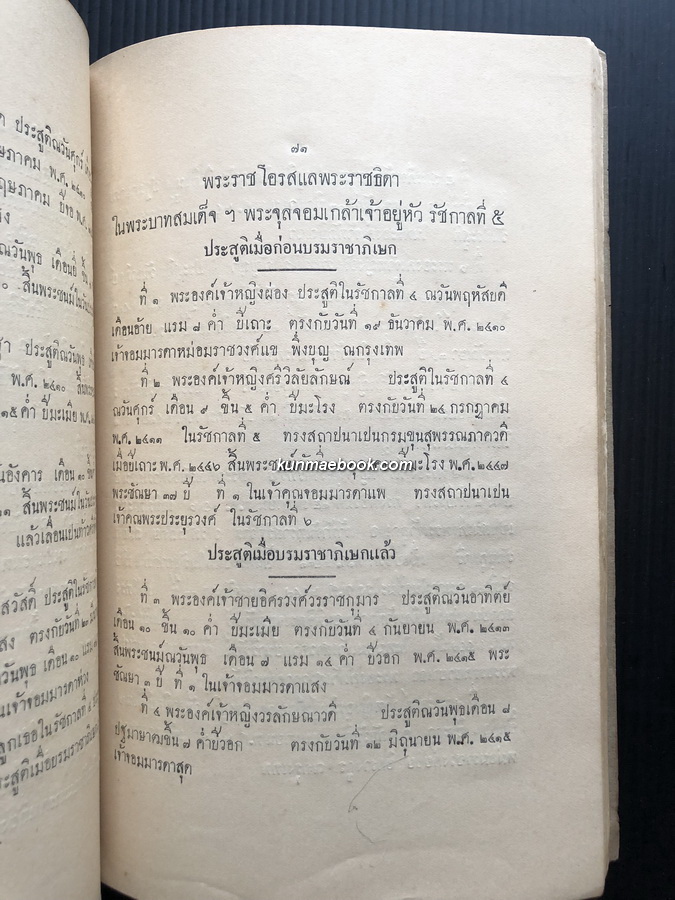 ราชสกุลวงศ์ พระนามเจ้าฟ้าแลพระองค์เจ้าในกรุงรัตนโกสินทร อนุสรณ์ พระเจ้าวรวงศ์เธอ พระองค์เจ้าปรียชาติสุขุมพันธุ์