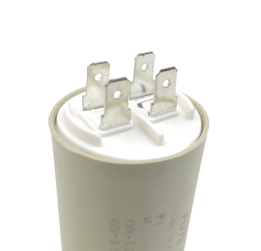 คาปาซิเตอร์ 90uf 450v.(กลม-ขาเสียบ)