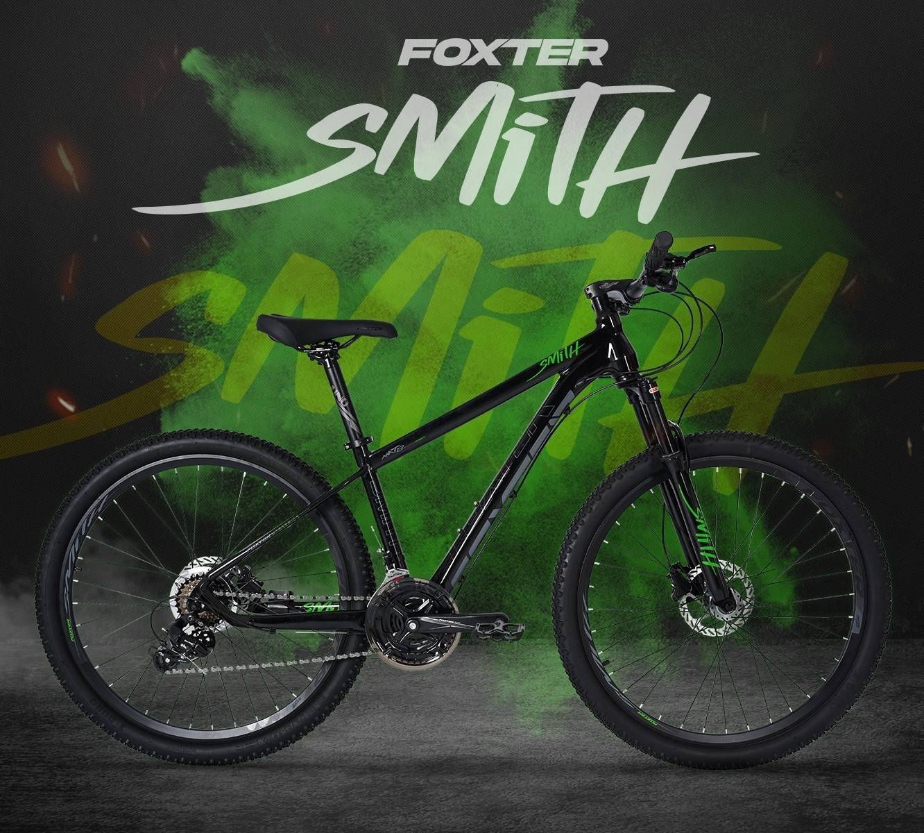 เสือภูเขา Coyote Smith 24 สปีด ดิสน้ำมัน เฟรมอลูมิเนียม ล้อ 27.5 ปี 2023