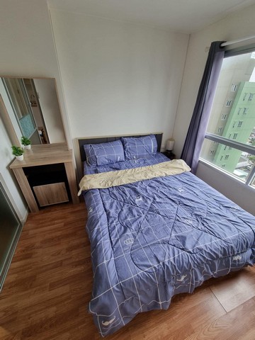 ให้เช่าคอนโดลุมพินี พาร์ค นวมินทร์-ศรีบูรพา ตึกC2 ห้อง 26 ตร.ม.เฟอร์ครบ มีเครื่องซักผ้า