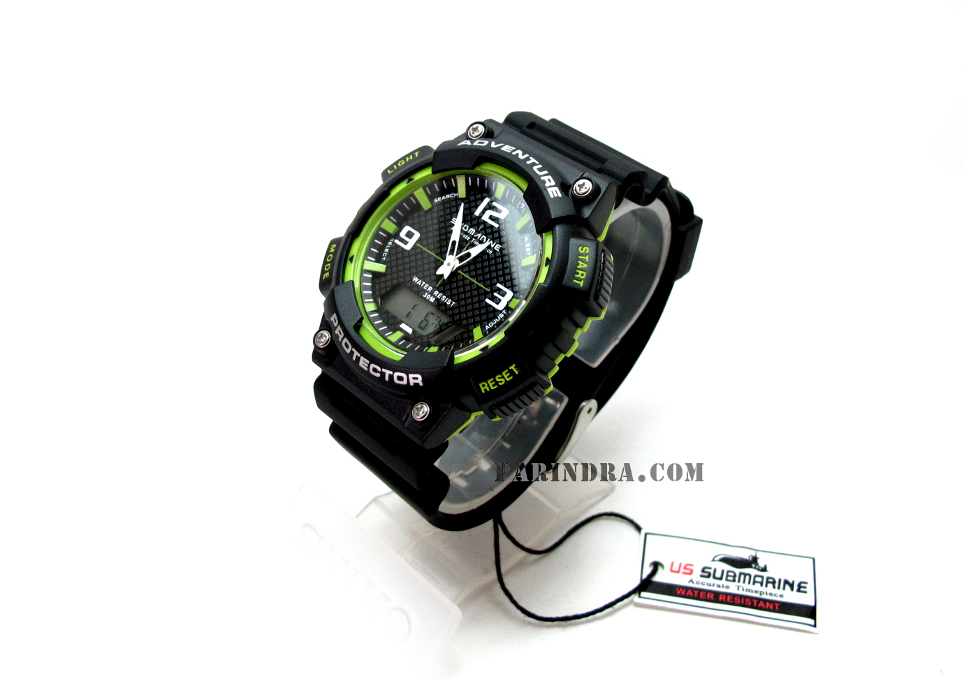 นาฬิกา US submarine Protector รุ่น TP3143M สีดำตัดเขียว