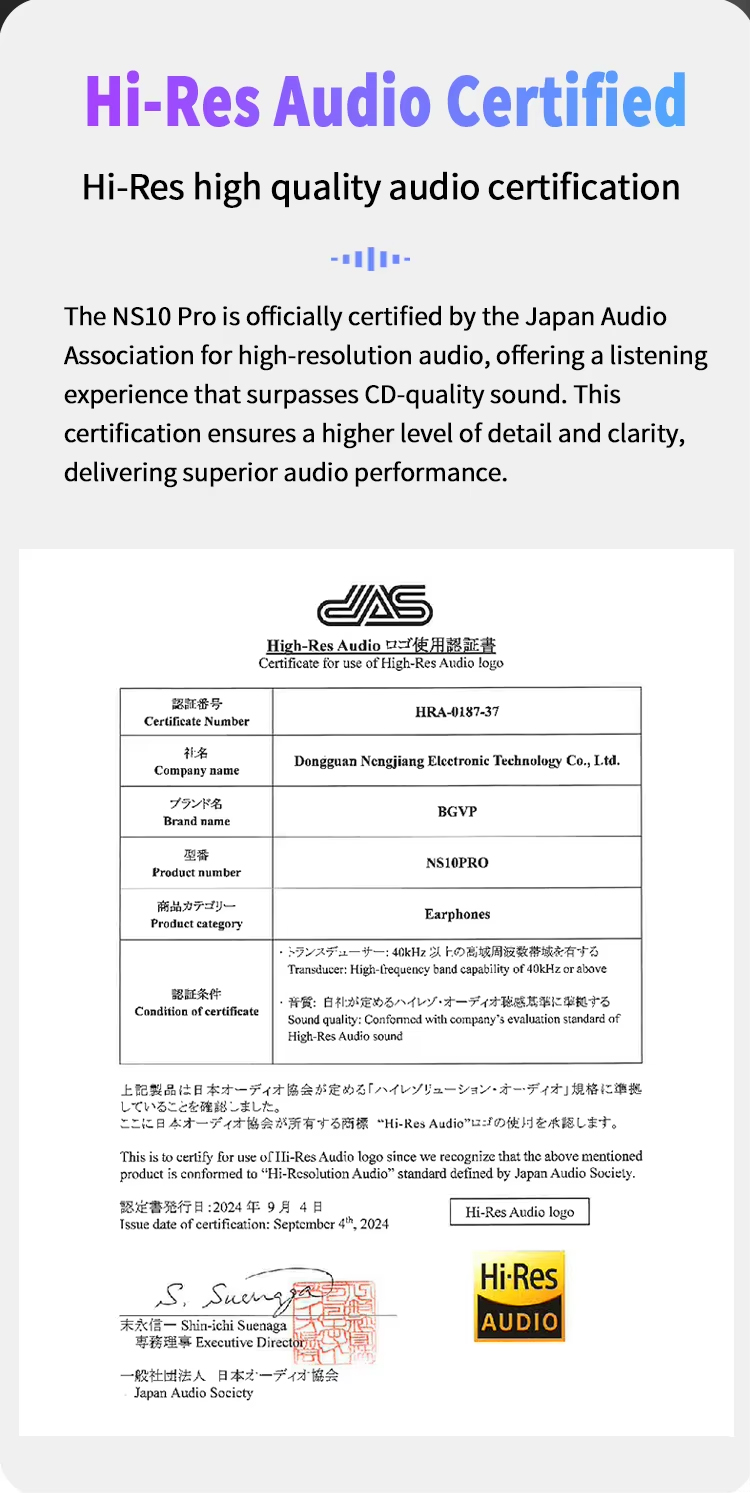BGVP NS10Pro หูฟัง IEMs 10 ไดรเวอร์ 8BA+2DD สายชุบเงิน เปลี่ยนท่อนำเสียงได้ รองรับ Hi-Res ประกันศูนย์ไทย