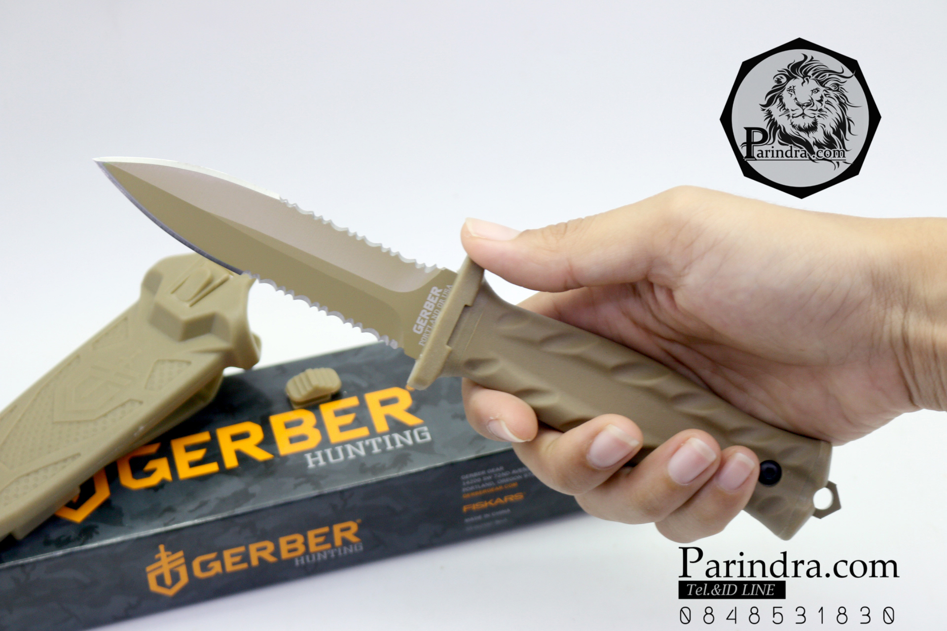 มีดใบตาย Gerber Bear Grylls De Facto Desert Tan (OEM) ขนาด 8 7/8 นิ้ว