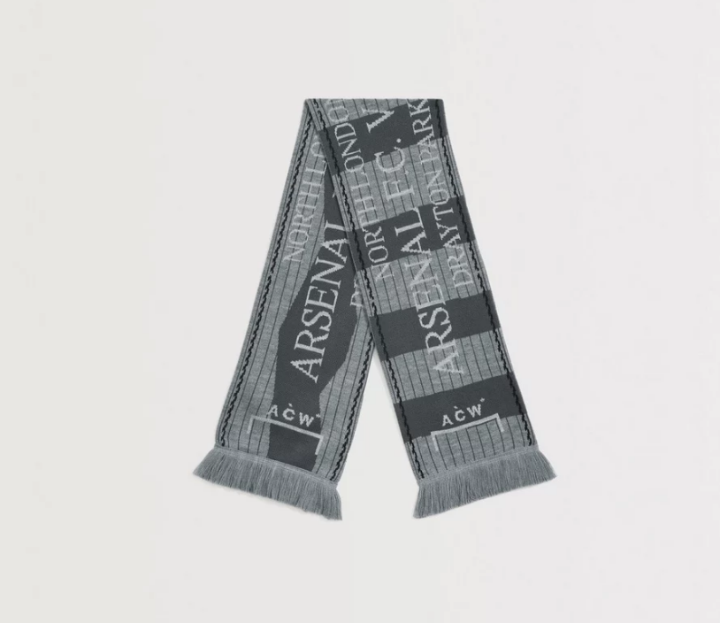 ผ้าพันคออาร์เซนอล Arsenal x A-COLD-WALL* Derby Grey ของแท้