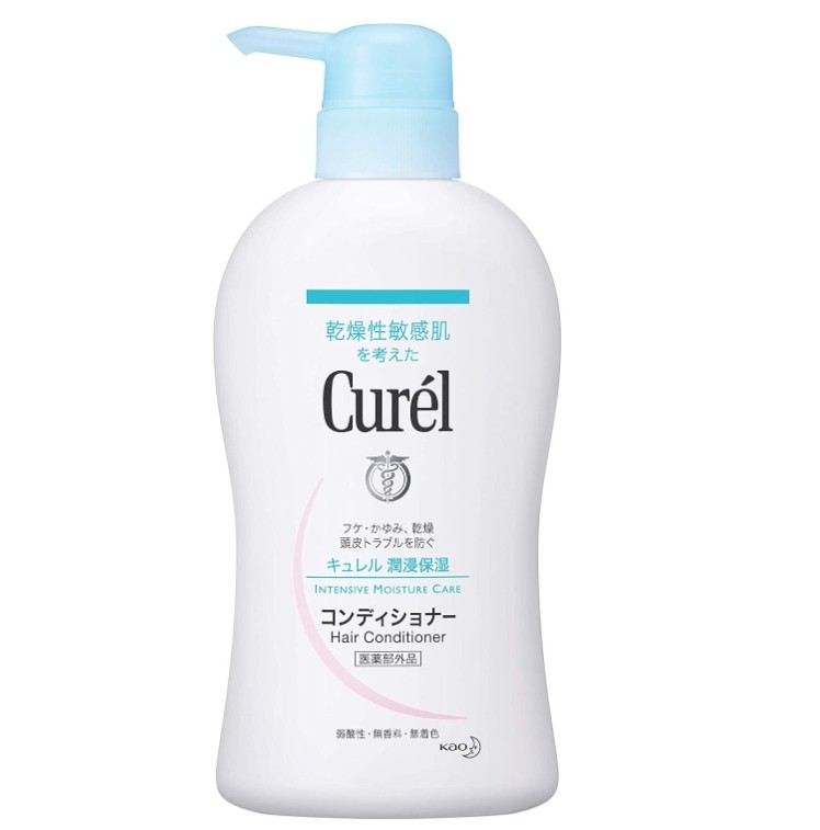 🫧 แชมพูและครีมนวดสำหรับหนังศีรษะแพ้ง่าย Curel Intensive Moisture Care 420ml 🫧