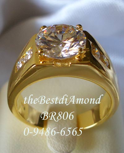 แหวนชาย วงนี้หรูหรามาก โชว์เพชรสุดๆ 2 กะรัต เริ่ดมาก ใครชอบเพชรใหญ่ๆ ต้องไม่พลาดรหัสนี้แน่นอน BR806