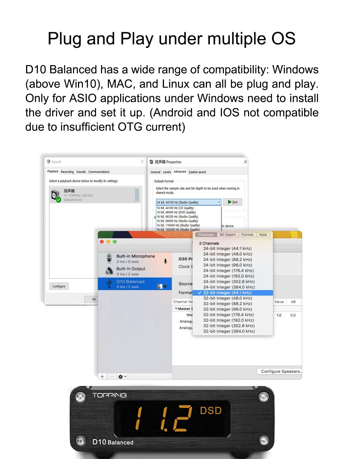 ขาย Topping D10B Balanced USB DAC ประกันศูนย์ไทย