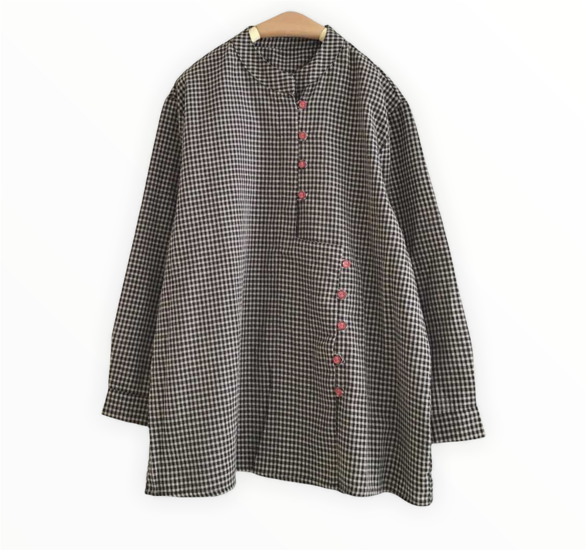 เสื้อผ้าฝ้ายคอจีน