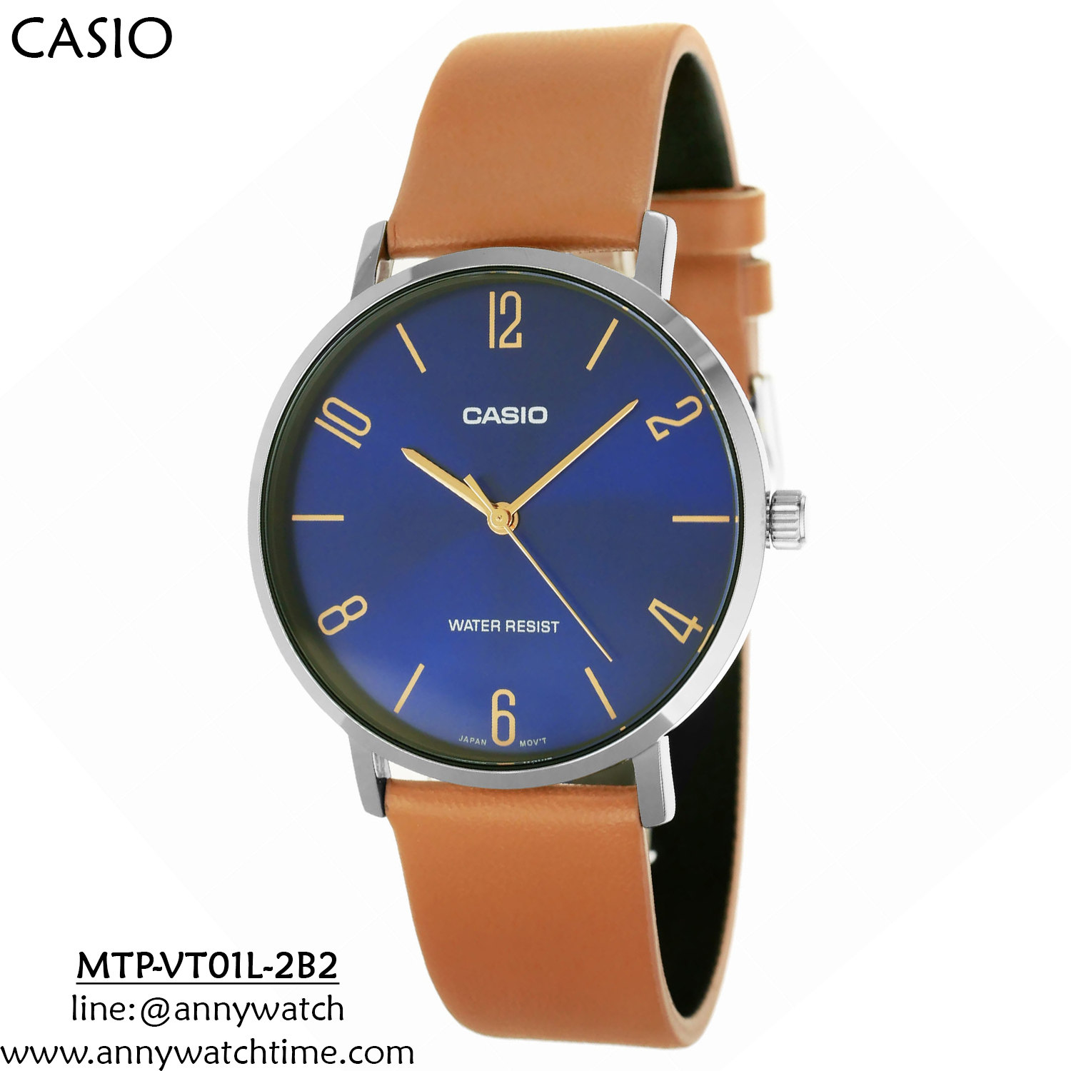 CASIO MTP-VT01L-2B2