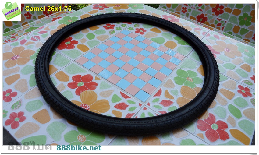ยางนอกจักรยาน ยางเสือภูเขา DEESTONE,Camel, 26x1.75 ดอกเรียบ (kerry350บาท)(EMS150บาท)