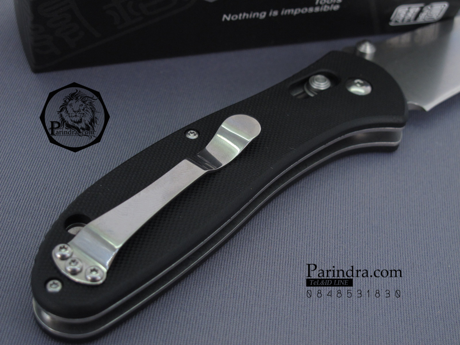 ขายมีดพับ Ganzo กานโซ่ รุ่น G7392-BK สีดำสนิท ของแท้ 100%