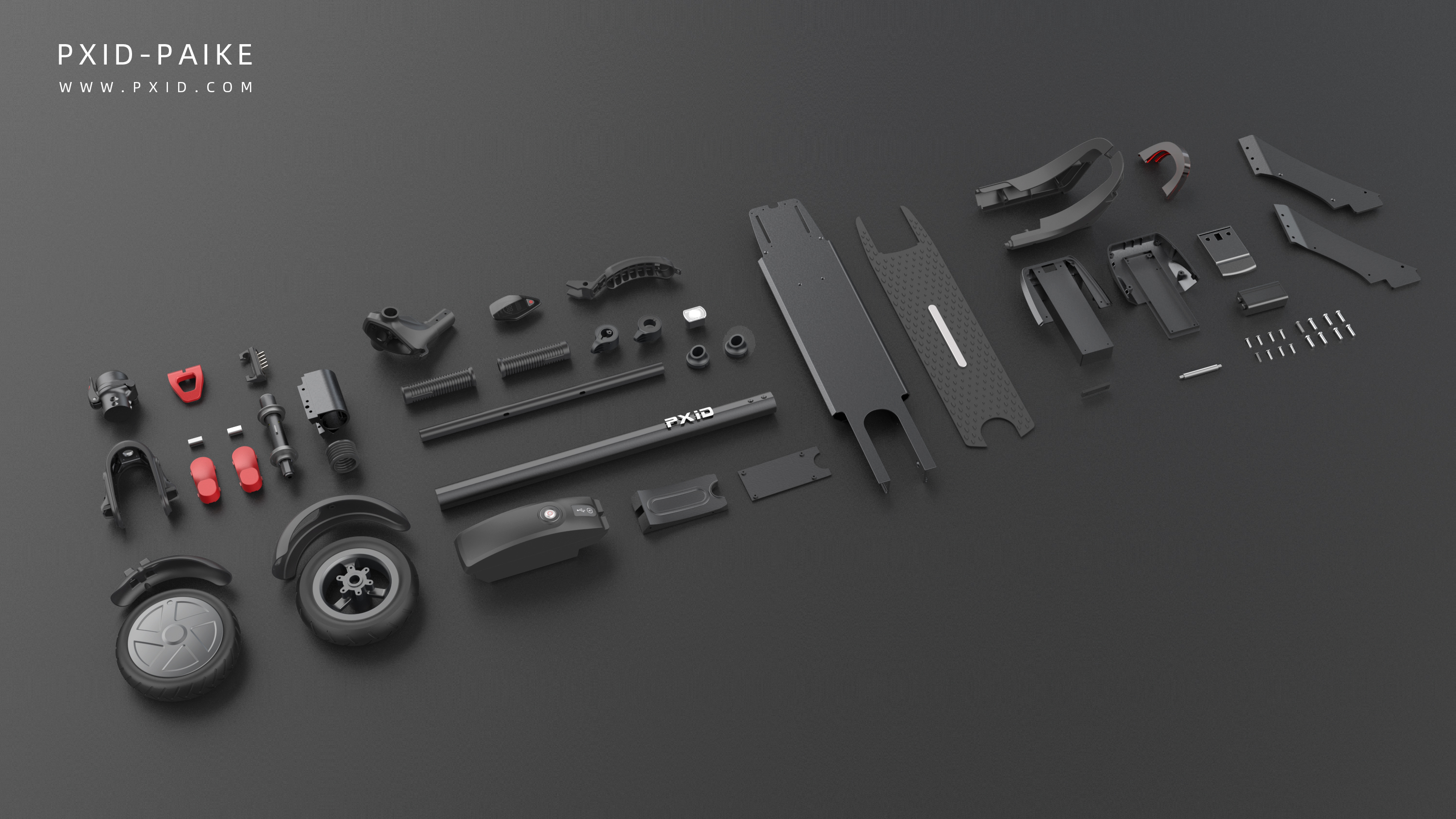 สกู๊ตเตอร์ไฟฟ้า PXID P1 ELECTRIC SCOOTER มอเตอร์ 350วัตต์ แบต 36v ล้อ 8นิ้ว ความเร็วสูงสุด 25กมต่อชม.