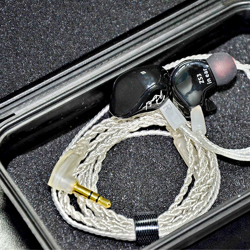 ขายสายเปลี่ยนหูฟัง KZ ZS3 / ZST / ED12 สายทองแดงชุบเงินถัก