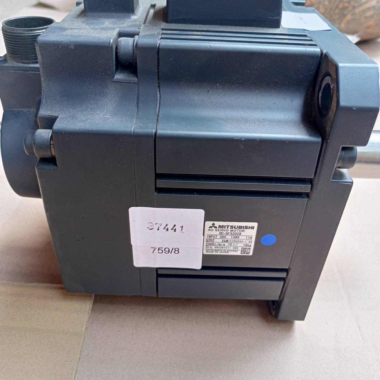 HC-SFS202B SERVO MOTOR “ MITSUBISHI ”