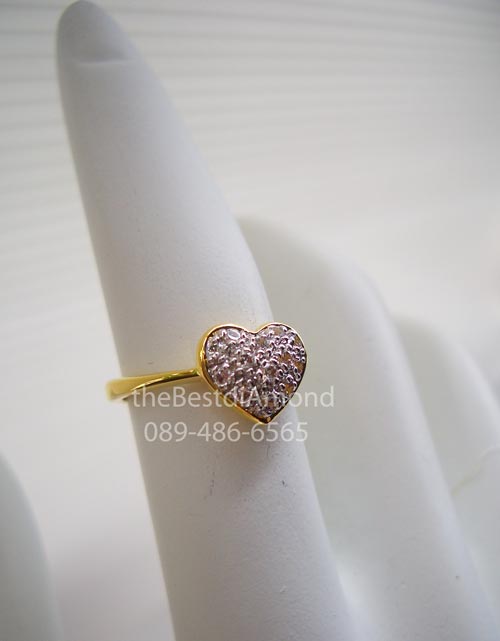 BR965+++แหวนหัวใจจิกไข่ปลา+++แหวนแบบยอดนิยม ทุกยุคทุกสมัย มีคนถามแบบนี้มาเยอะ กี่ปีกี่ยังครองความนิยม ฝังแบบจิกไข่ปลานูนๆหน่อยค่ะ