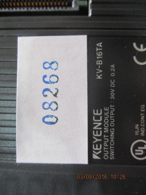 PLC “ KEYENCE ” รุ่น KV-B16TA