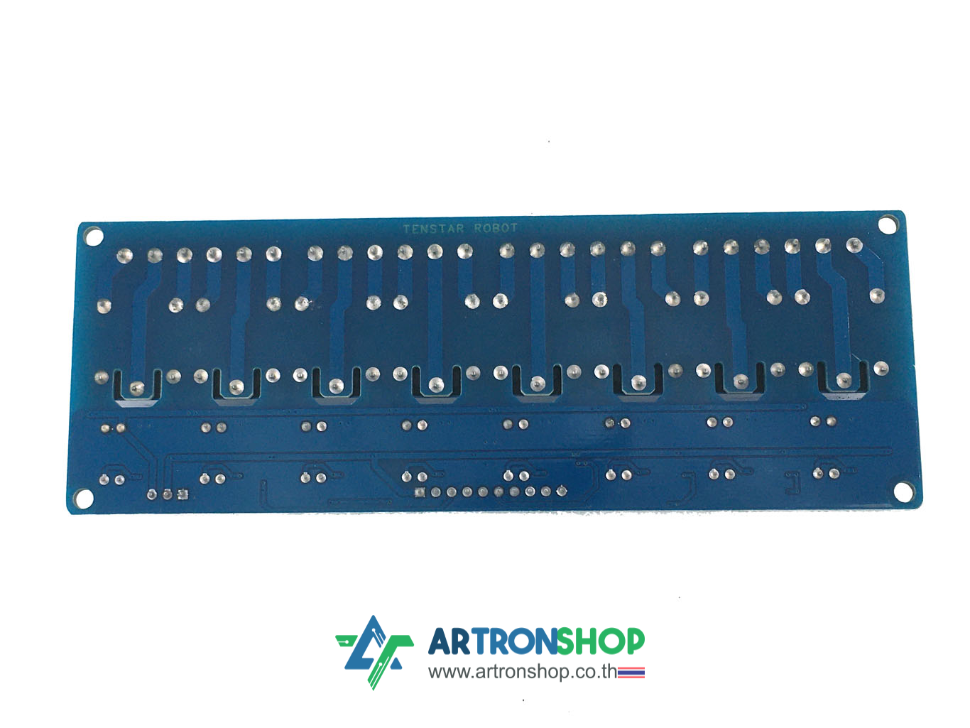 บอร์ดรีเลย์ 5V 8 ช่อง มีรูยึดน๊อต