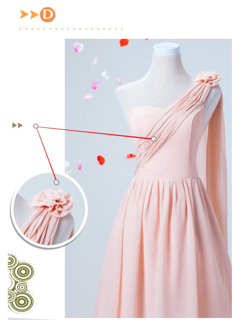 พร้อมส่ง ชุดราตรีสั้น สีชมพูอ่อน ชุดเพื่อนเจ้าสาว Pink-001D