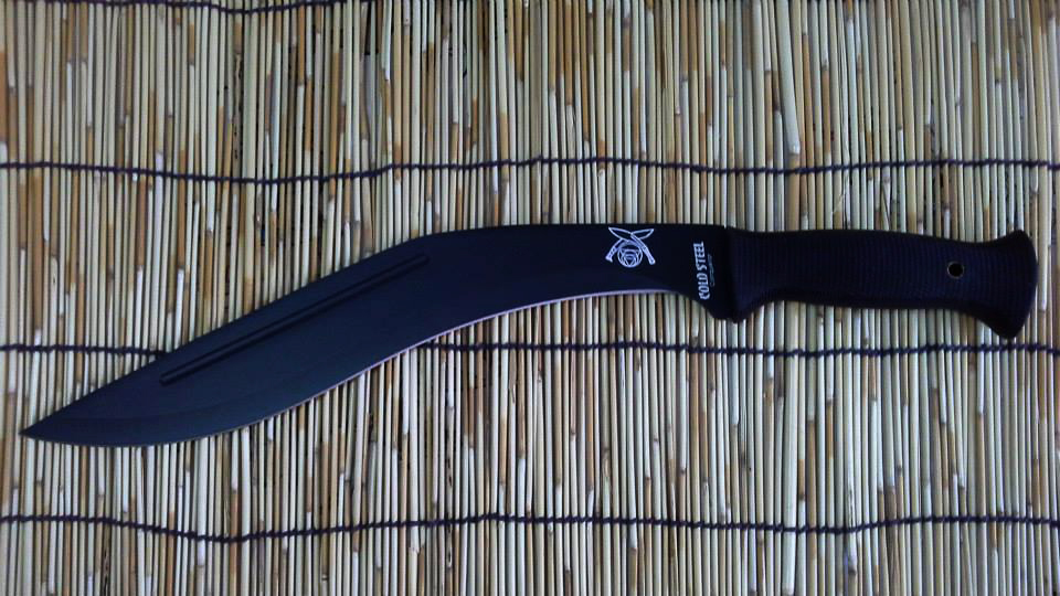 มีดใบตายกรูข่า COLD STEEL ฺBlack Kukri Knife รุ่น COLD STEEL 39LGKT O-1 (OEM)