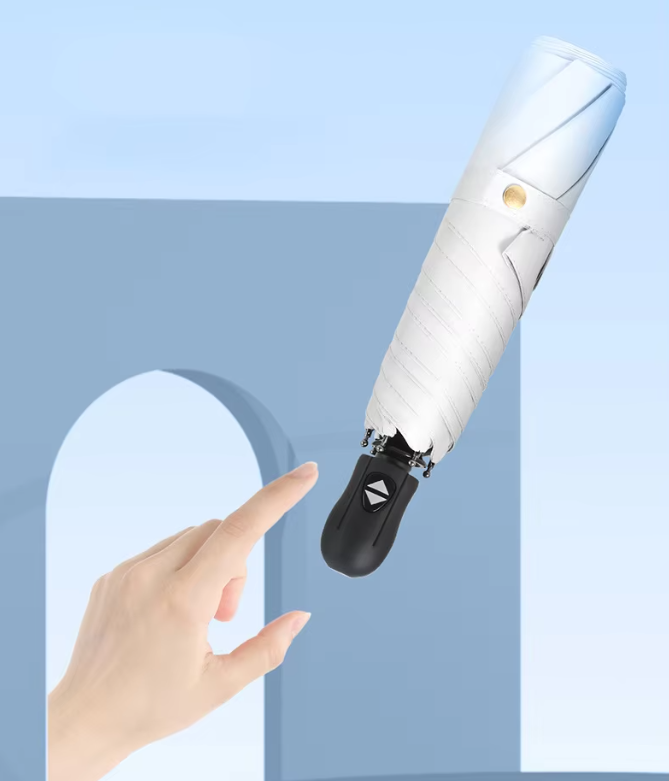 ร่มพับ 3 ตอน 6 ก้าน 21 นิ้ว UV Ultra Slim เปิด-ปิด อัตโนมัติ รุ่น LY-SS190601261 (ร่มเบา)