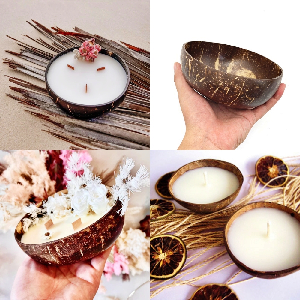 กะลามะพร้าวขัด ขนาดประมาณ 4.00-4.50 นิ้ว