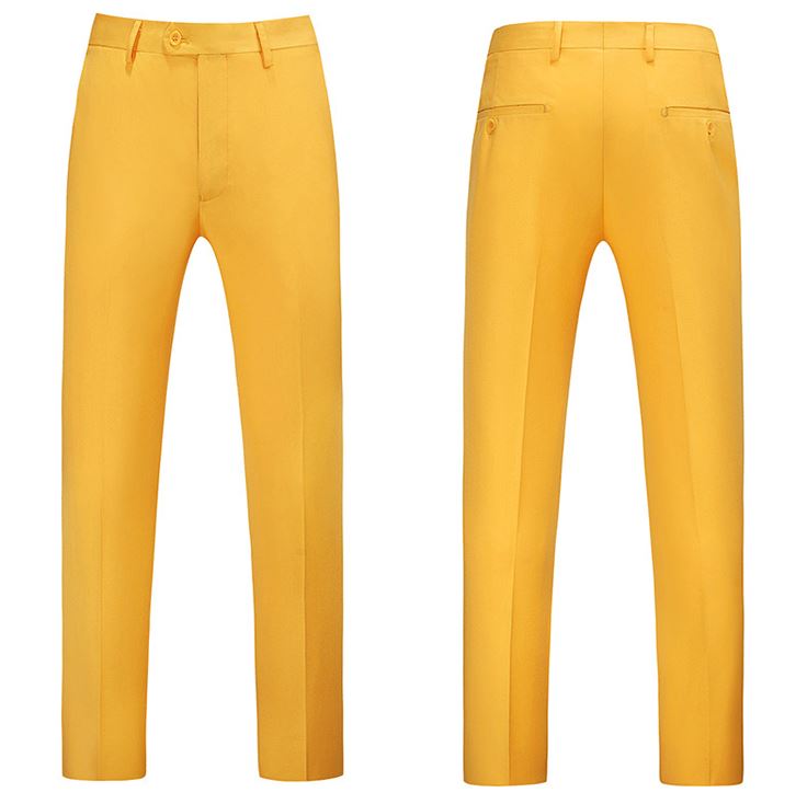 Pre-order ชุดสูทชาย สีส้ม สไตล์เกาหลี พร้อมเสื้อกั๊ก