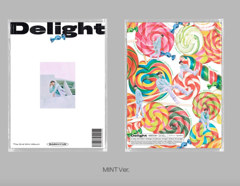 อัลบั้ม #EXO #BAEK HYUN - Mini Album Vol.2 [Delight] (Random Ver.)