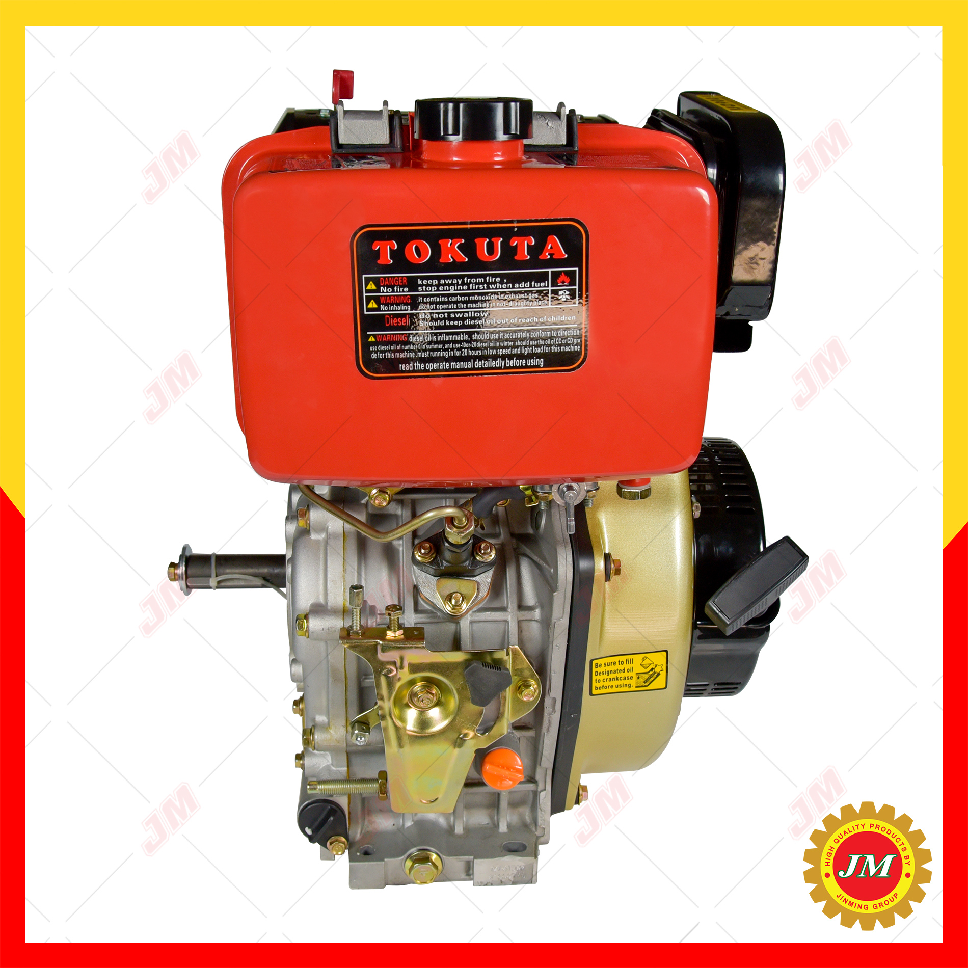 เครื่องยนต์ดีเซล TOKUTA 186F 10HP สูบตั้ง เครื่องยนต์ดีเซลเอนกประสงค์