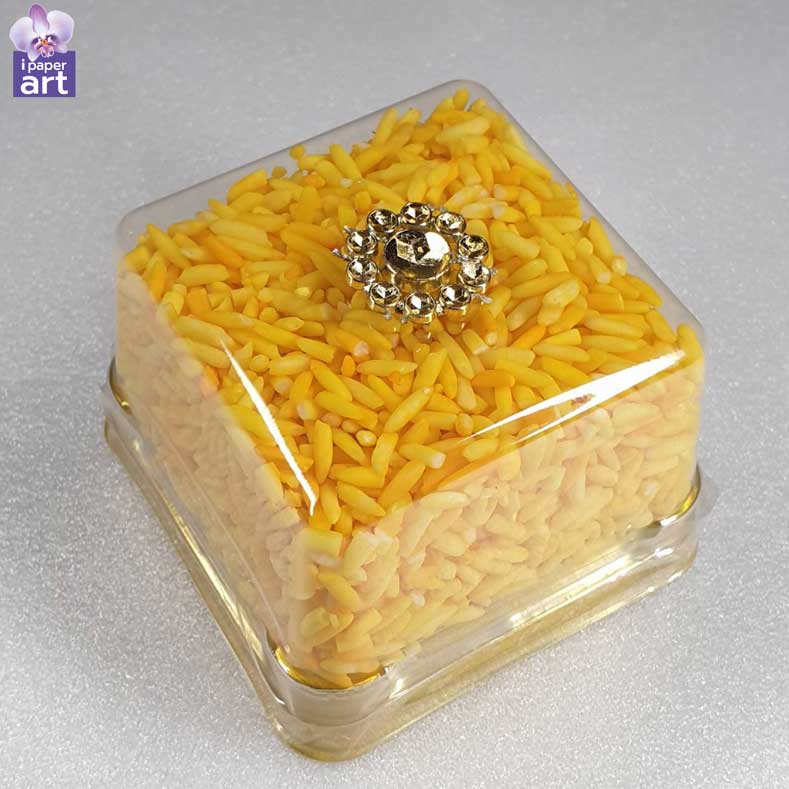 ธัญพืชมงคล - ข้าวอักษัต 9 สี | จัดหิ้ง บูชาเทพ งานแต่ง งานขึ้นบ้านใหม่ | บรรจุกล่อง 50 ml.