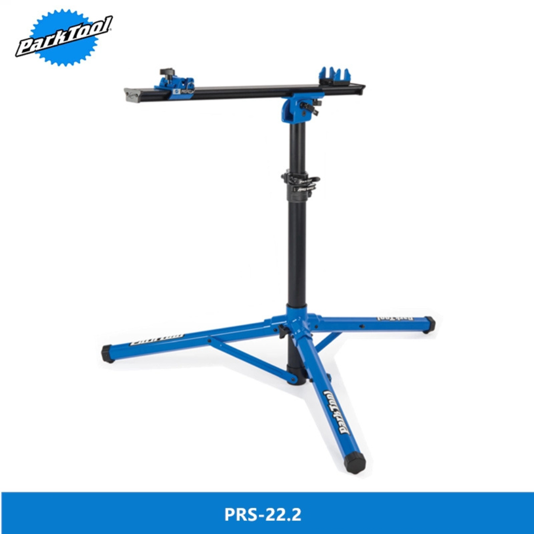แท่นซ่อมจักรยาน PARK TOOL PRS-22.2 Team Issue – แท่นซ่อมมืออาชีพ จับที่เพลากลาง ไม่ขีดข่วนเฟรม | พับเก็บได้ น้ำหนักเบา รองรับทุกประเภทจักรยาน