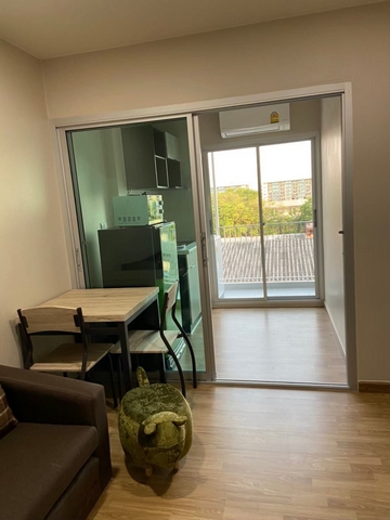 ให้เช่าบีคอนโด พหลโยธิน ตึก A ชั้น5 ห้อง 30 ตรม.เฟอร์ มีเครื่องซักผ้า ใกล้ ม.กรุงเทพ