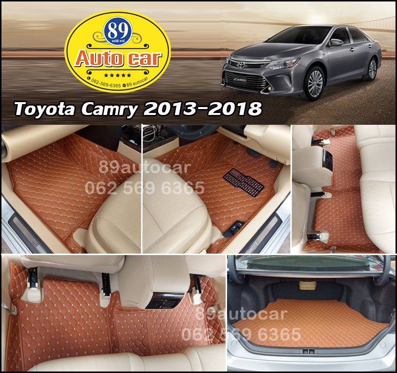 พรมรถยนต์ Toyota Camry 2012-2018 เข้ารูป