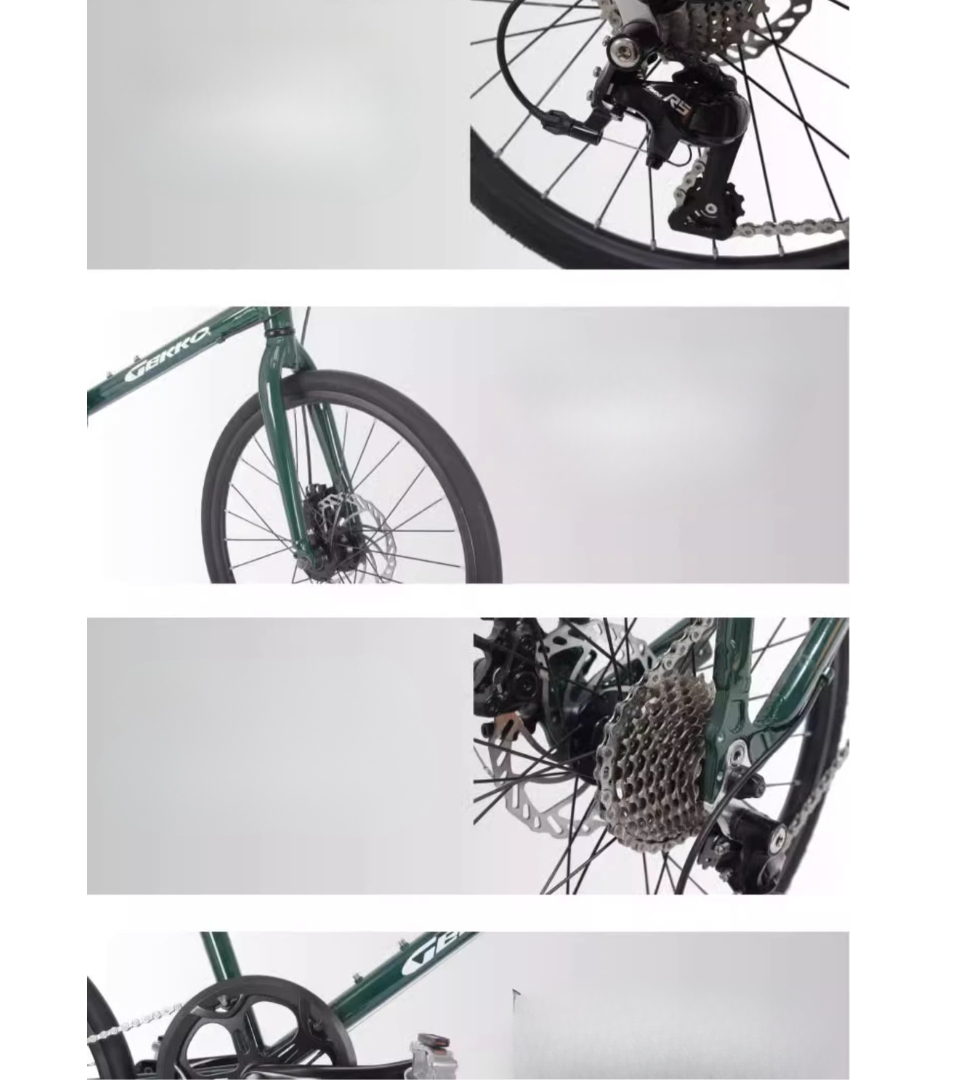 จักรยาน GEKKO MR100 Mini Velo Bike | เฟรมอลูมิเนียม 20 นิ้ว ดิสก์เบรก 9 สปีด