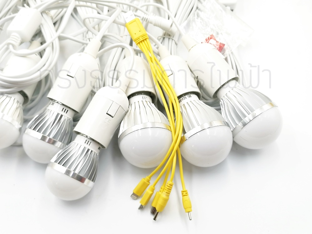 ชุดนอนนา-ชุดโซล่าเซลล์ กำลังไฟสูง 30Watt.ใช้งานได้ยาวนาน ตลอดคืน