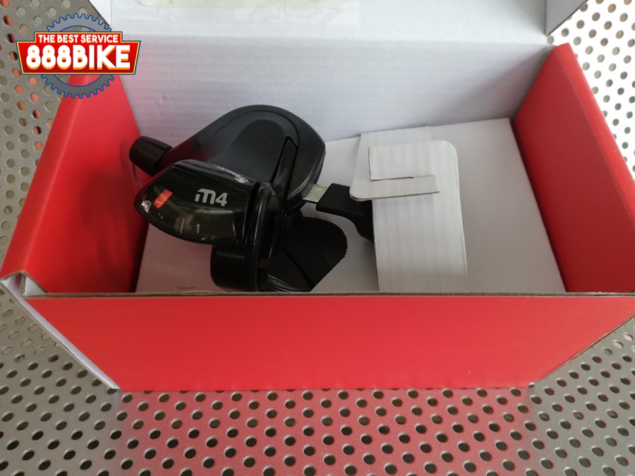 มือเกียร์เสือภูเขา Sunrace 3x7 , 3x8 , 7 , 8สปีด DLM400 มีสาย (มีกล่อง)