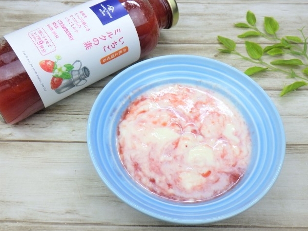 เครื่องดื่ม いちごミルク (Strawberry Milk) Kuzefuku Shoten Strawberry Milk Mix 575milliliters