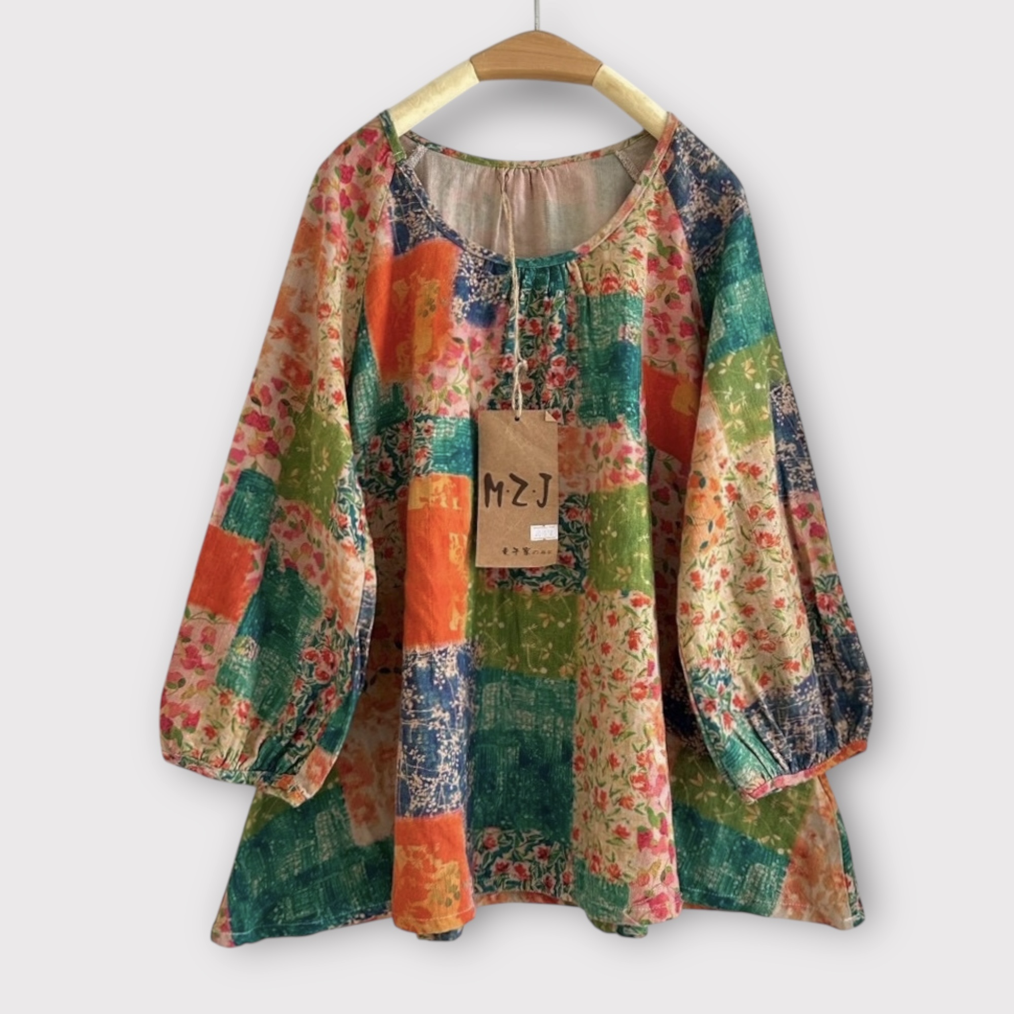 เสื้อผ้าฝ้ายลายpatchork
