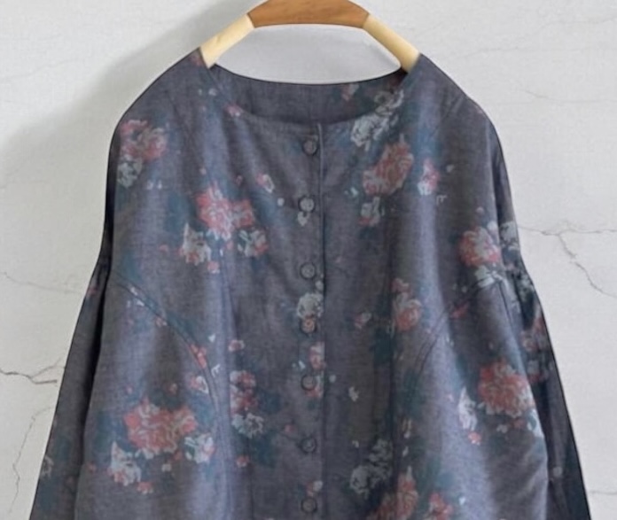 เสื้อผ้าฝ้ายลายดอกไม้