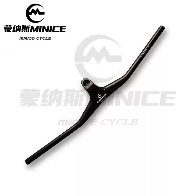 Monas Minice Carbon Fiber Mountain Bike Handlebar – Toray T700+T800 | Ultra-Light 270g | XC-Specific | 2-Year Warranty