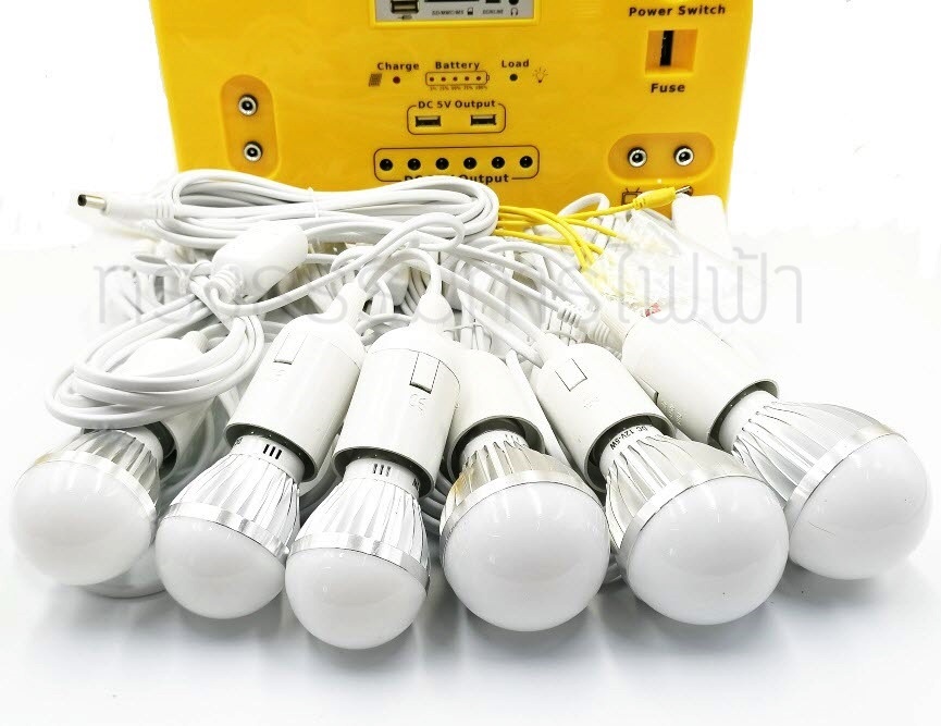 ชุดนอนนา-ชุดโซล่าเซลล์ กำลังไฟสูง 30Watt.ใช้งานได้ยาวนาน ตลอดคืน
