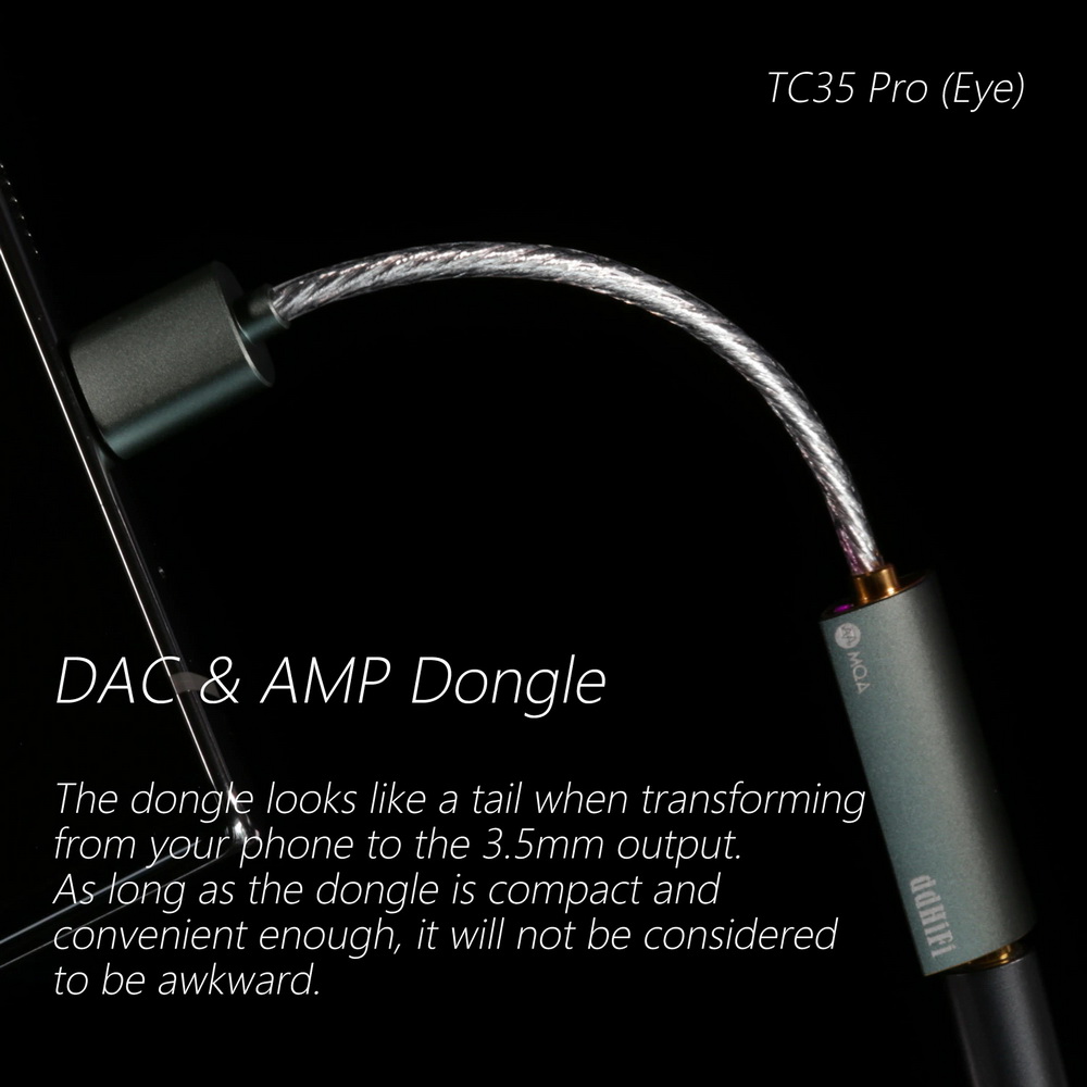 ขาย DD TC35 Pro (Eye) แจ็คแปลง TypeC/Lightning ให้รองรับหูฟัง 3.5mm