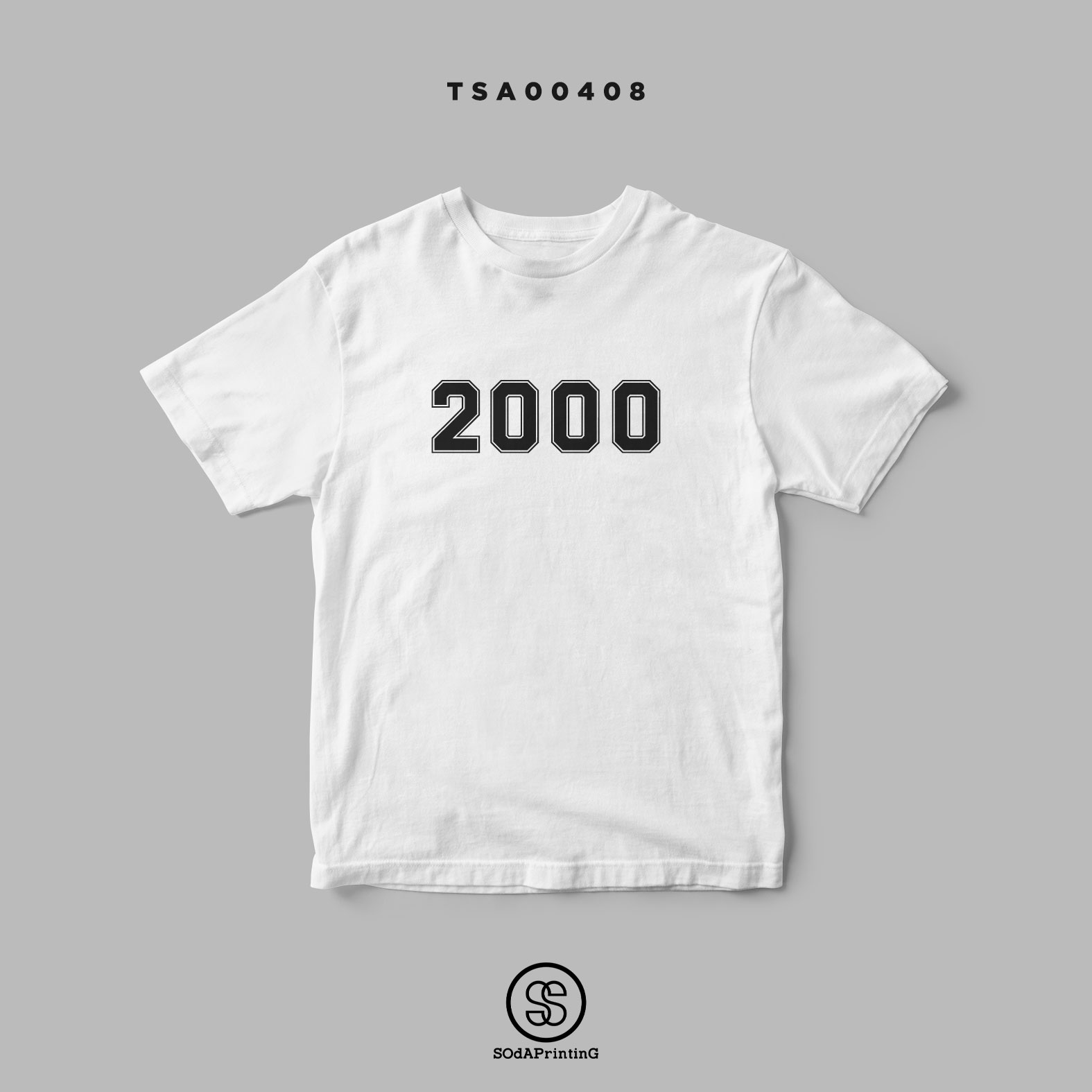 เสื้อยืด พิมพ์ลาย 2000-2004 รหัส TSA00406-TSA00417 #เสื้อ #เสื้อยืด #SOdAPrintinG